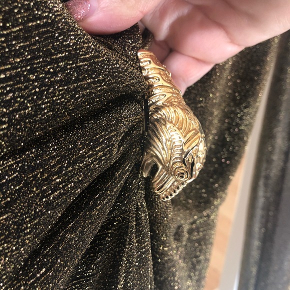 GUCCI Tom Ford Gold lion head dress - Picture 5 of 8